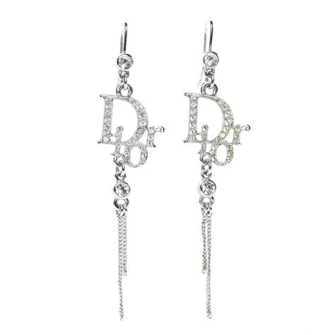 dior earrings silver|Dior earrings for women.